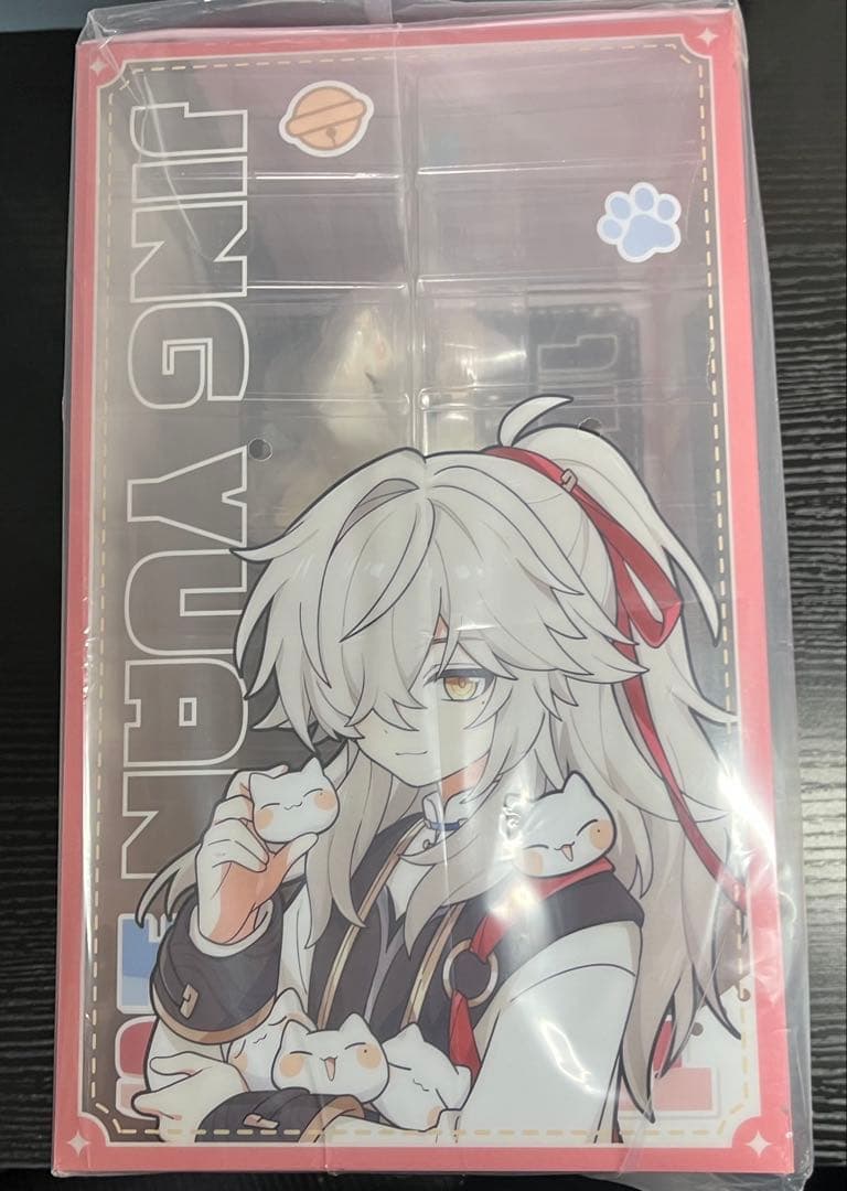 景元 ちびねこ フィギュア　特典バッジ・フォト冊子付き