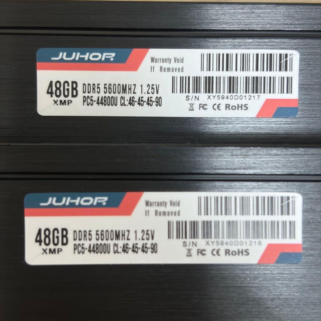 DDR5 48GB 5600MHZ 2枚組 96GB デスクトップパソコン用