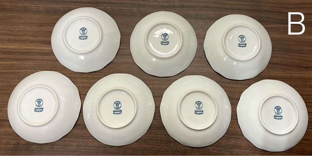 12/22迄の出品の為最終お値下げですカールスバードブルーオニオンプレート7枚B