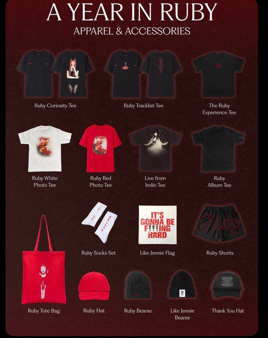 【韓国限定‼️】Jennie Ruby Tシャツ L size