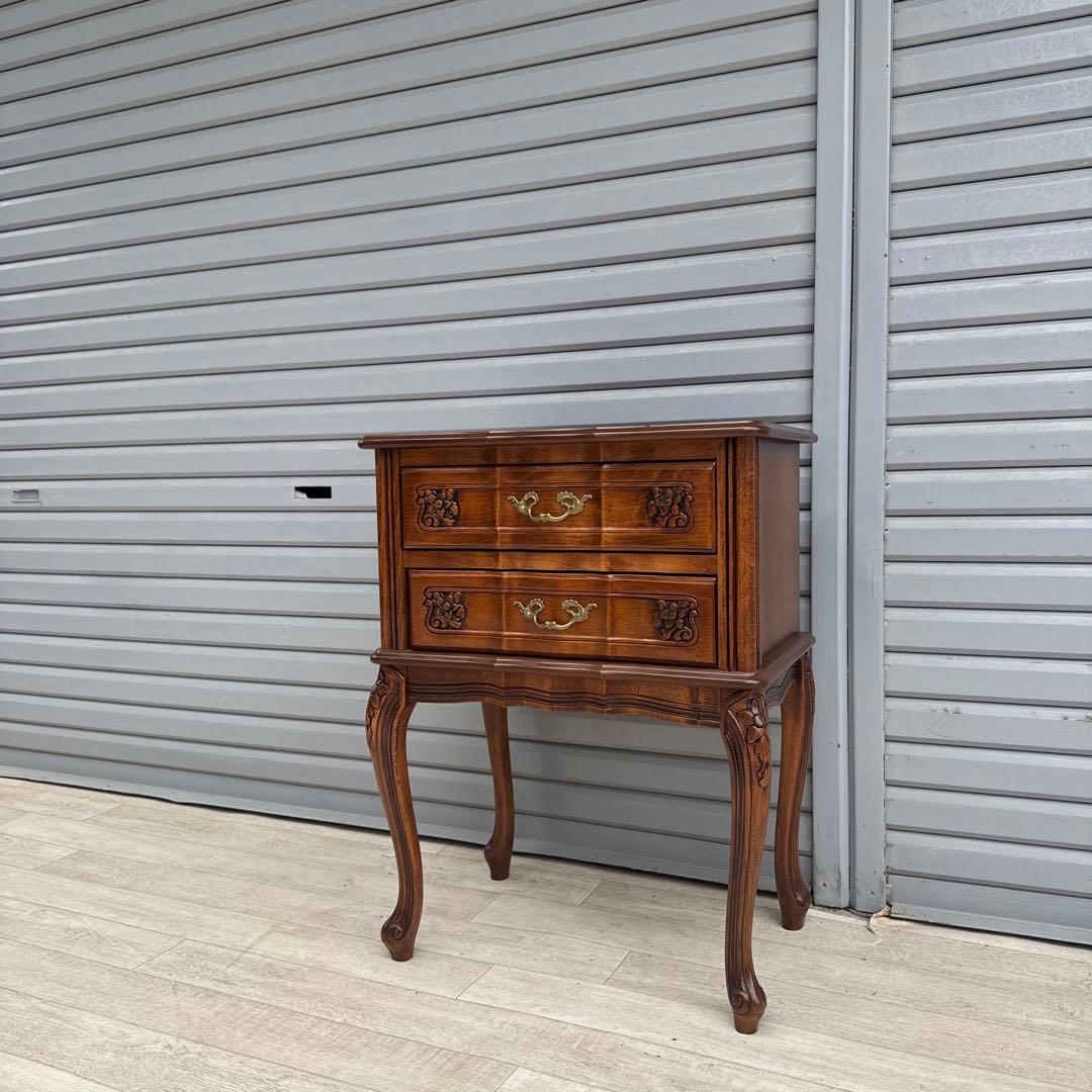 展示品　イタリア　クラウディオサオンチェッラ　コンソール　チェスト猫脚　彫刻