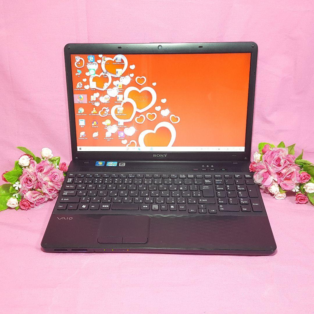 ソニ!キラキラVAIO!Core-i5!新品SSD256G&8G!Win11