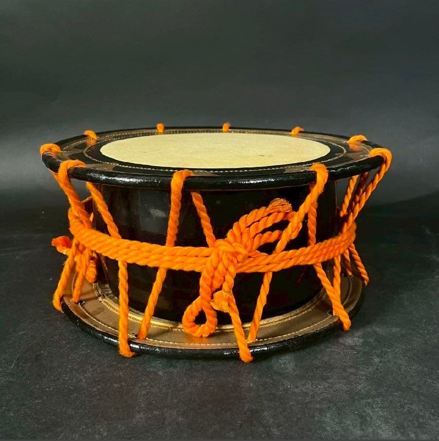 ☆締太鼓☆ 　和太鼓　太鼓黒とオレンジ