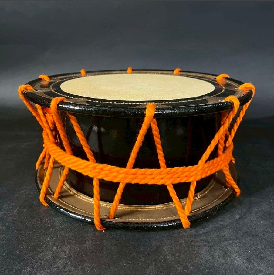☆締太鼓☆ 　和太鼓　太鼓黒とオレンジ