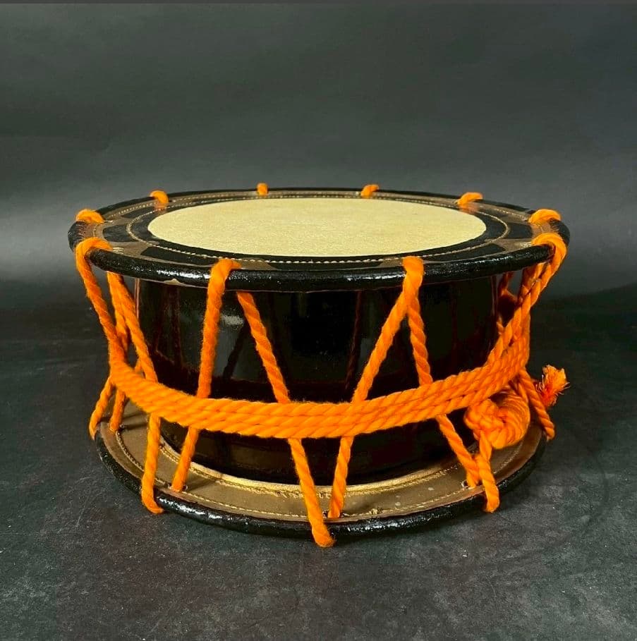 ☆締太鼓☆ 　和太鼓　太鼓黒とオレンジ