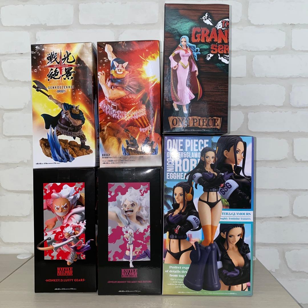 ワンピース　ルフィ　ロビン　ボニー　ビビ　ブロギー　ドリー