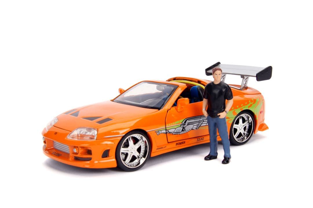 jada toysワイルドスピード スープラ/チャージャーフィギュア付きセット