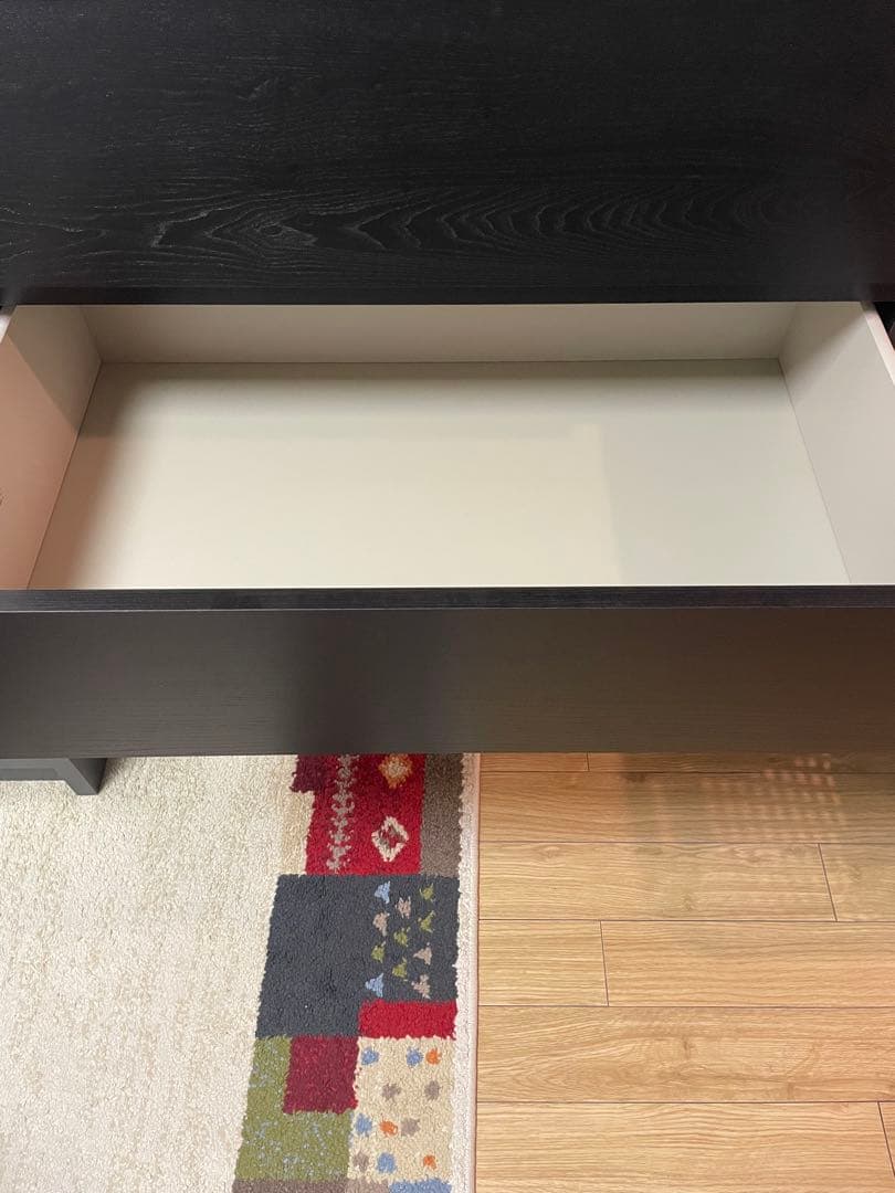 IKEA MALM マルム チェスト ブラック 4段 80cm