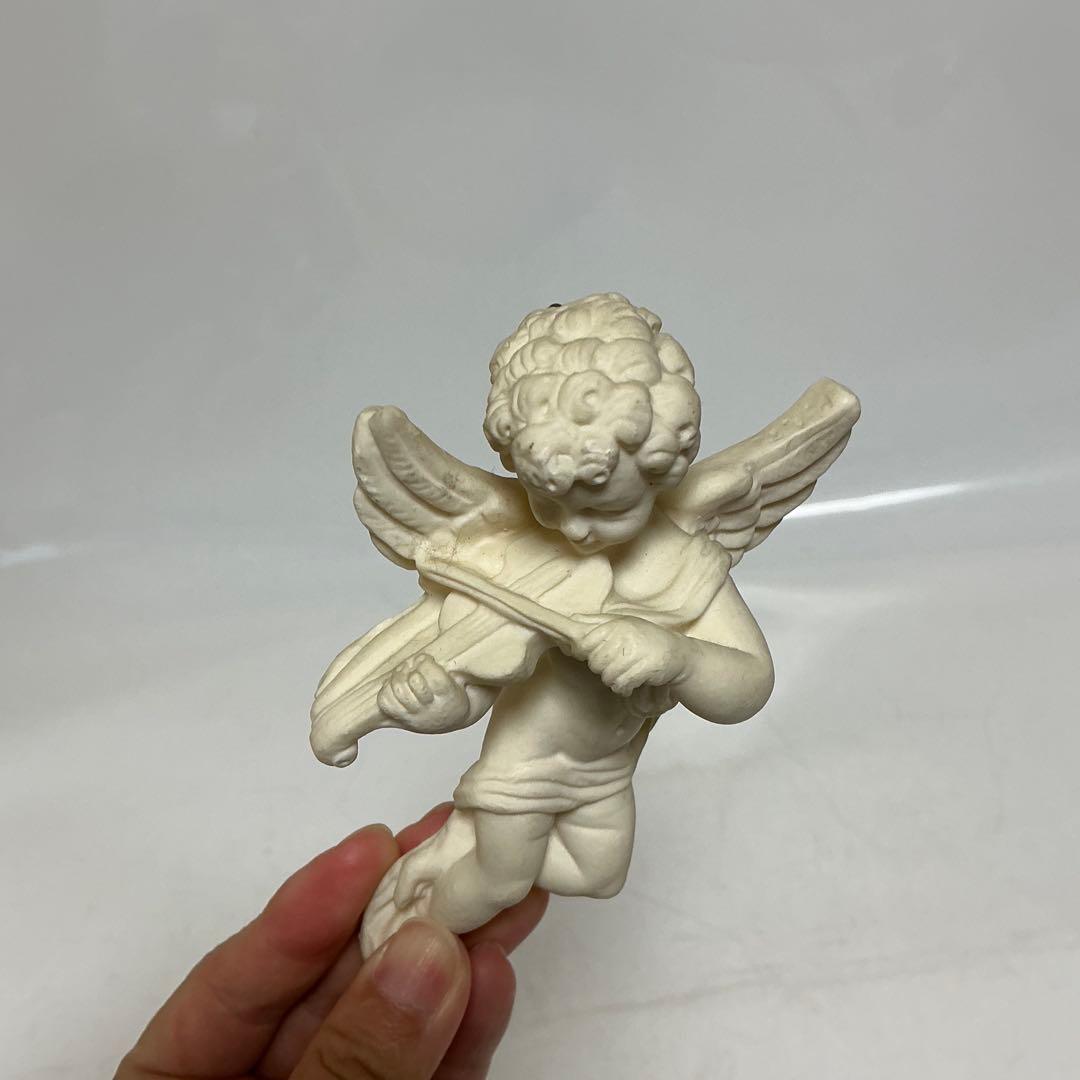 ホワイト天使　置物　壁掛け　イタリア製