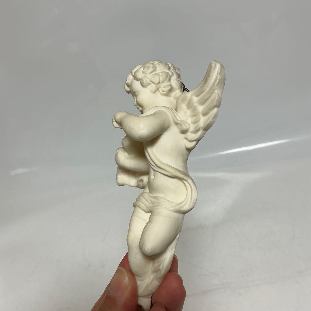 ホワイト天使　置物　壁掛け　イタリア製