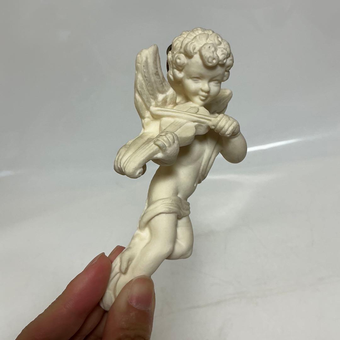 ホワイト天使　置物　壁掛け　イタリア製