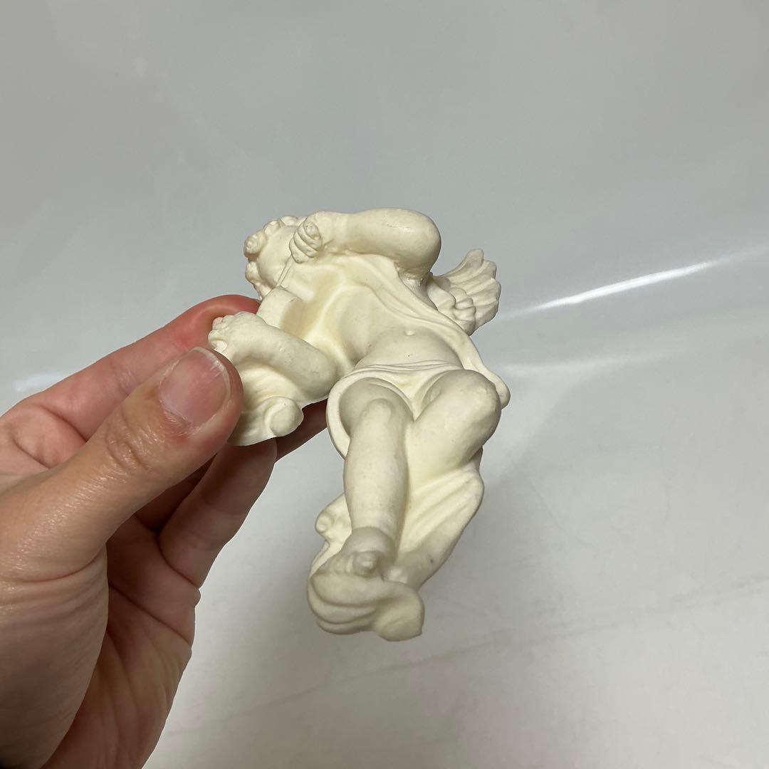 ホワイト天使　置物　壁掛け　イタリア製