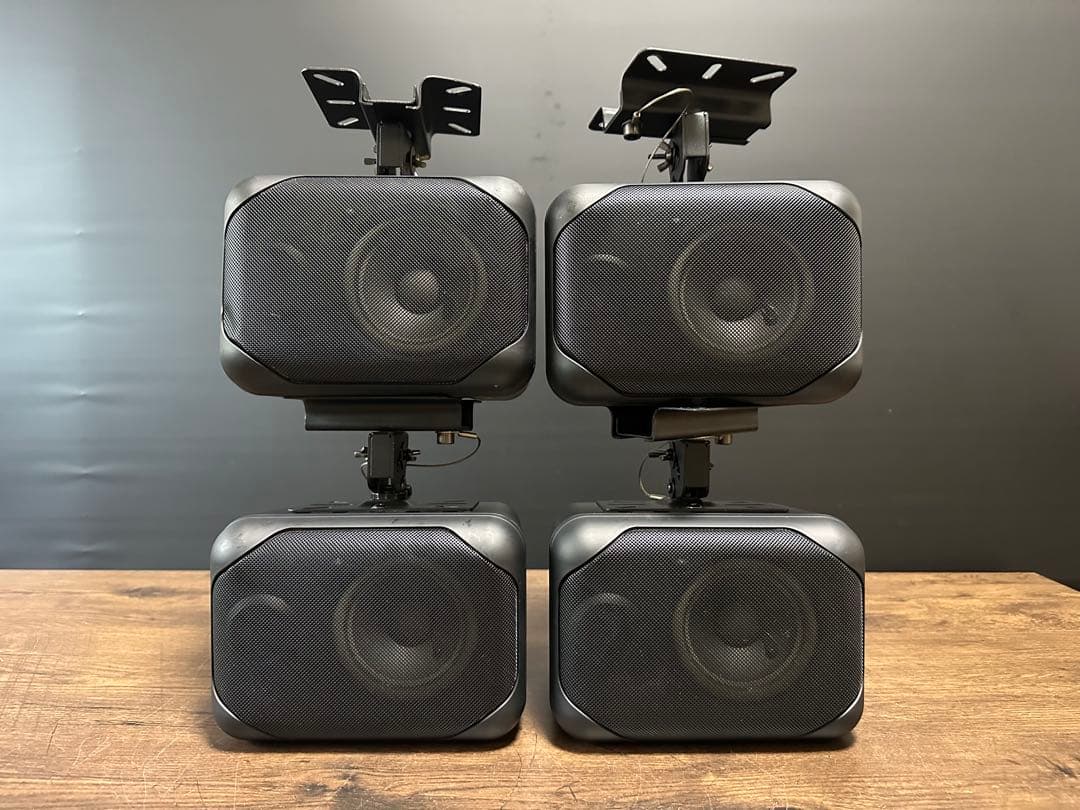 massive　AV-635Ⅱ(B)　 天吊りキット付き スピーカー　4個