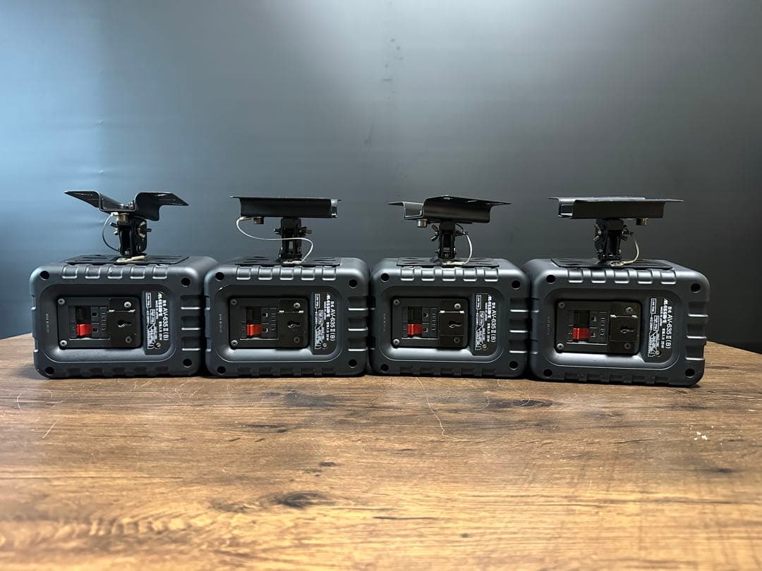 massive　AV-635Ⅱ(B)　 天吊りキット付き スピーカー　4個