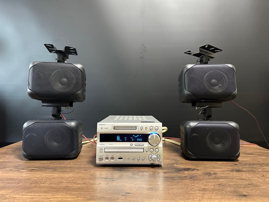 massive　AV-635Ⅱ(B)　 天吊りキット付き スピーカー　4個