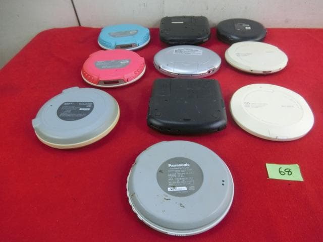 68：SONY・AIWA 他　ポータブルCDプレーヤー　計10点　ジャンク