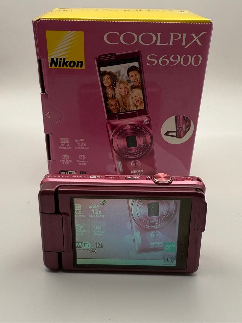 saboさん専用希少　Nikon COOLPIX S6900 ピンク　箱、充電機