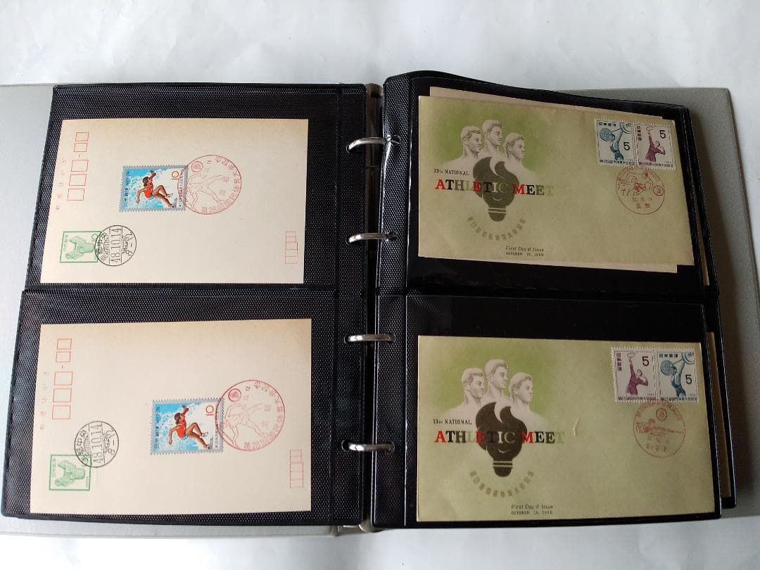 初日カバー 昭和49年 国民体育大会記念 他 切手コレクション 59通 新品