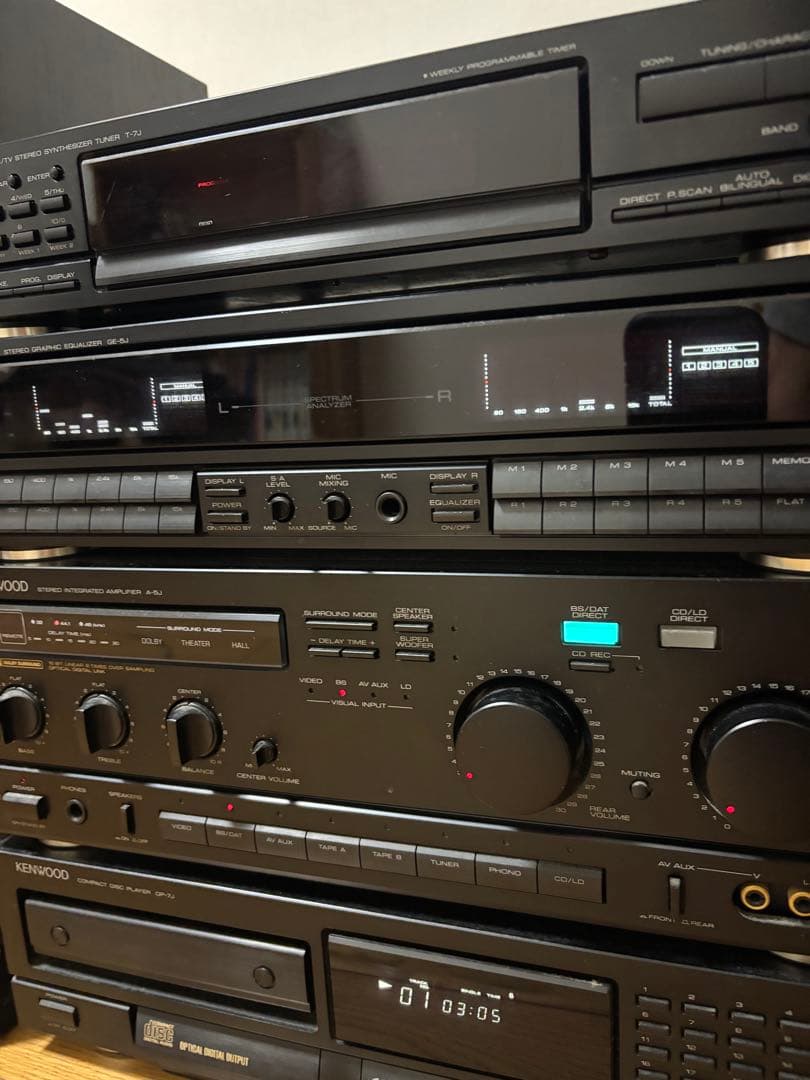 ① KENWOOD ROXY G5 バブル　コンポ　デッキのみ（②とセット販売）