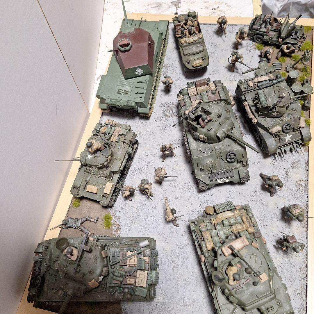 ジオラマ完成品　タミヤ1/35プラモデル