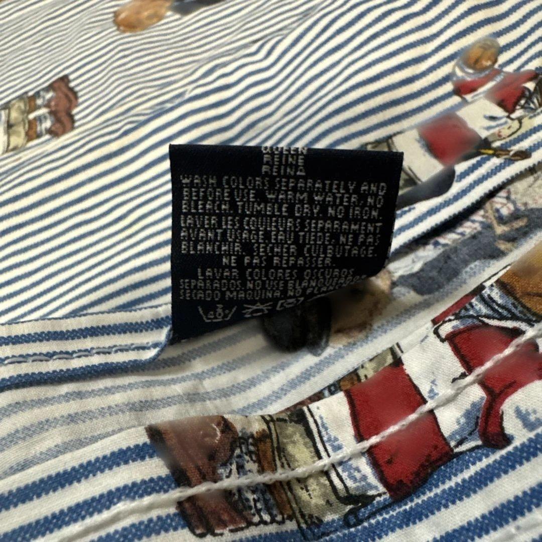 ラルフローレンフィッティドシーツ　ワイドキングサイズ