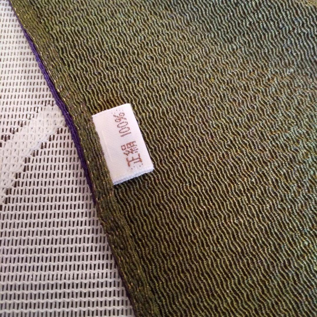 紫の染め模様 風呂敷 正絹