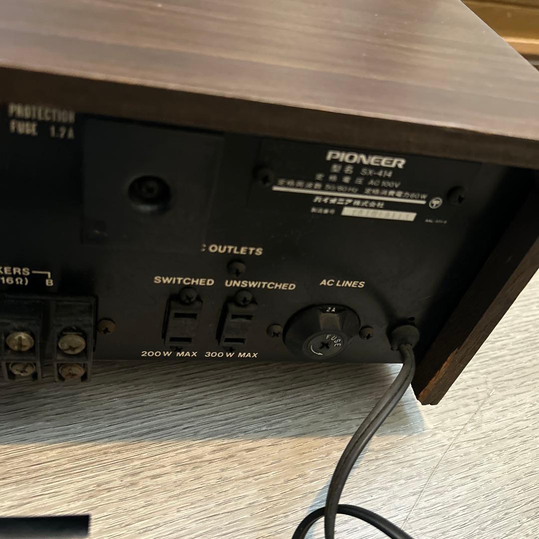 ジャンクPIONEER STEREO RECEIVER MODEL SX-414