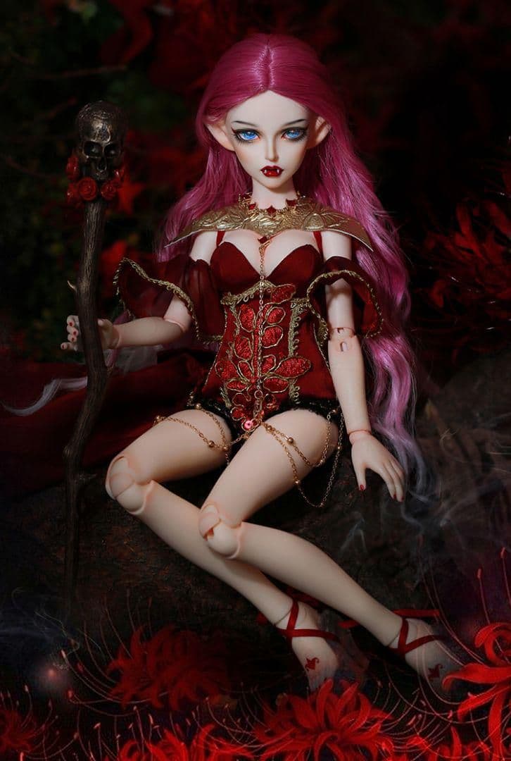 D116 bjd 1/4 ドール本体 Minifee　球体関節人形 ハンドメ