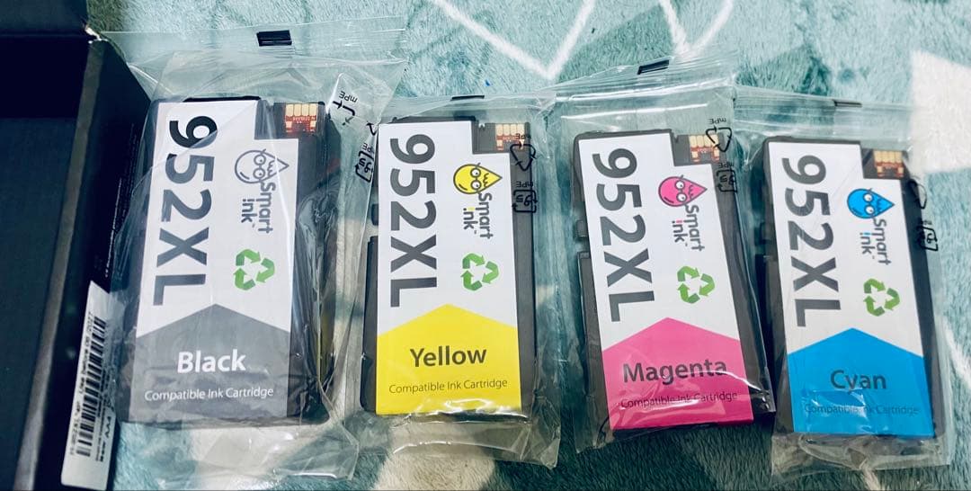 Smart Ink 952XL 互換インクカートリッジ 4色セット