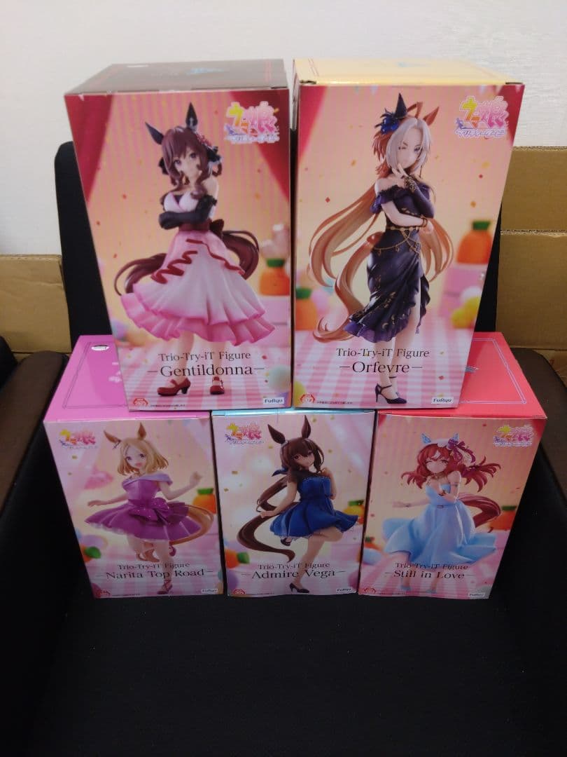 ラウンドワン限定　ウマ娘Trio-Try-iT Figure 5体セット