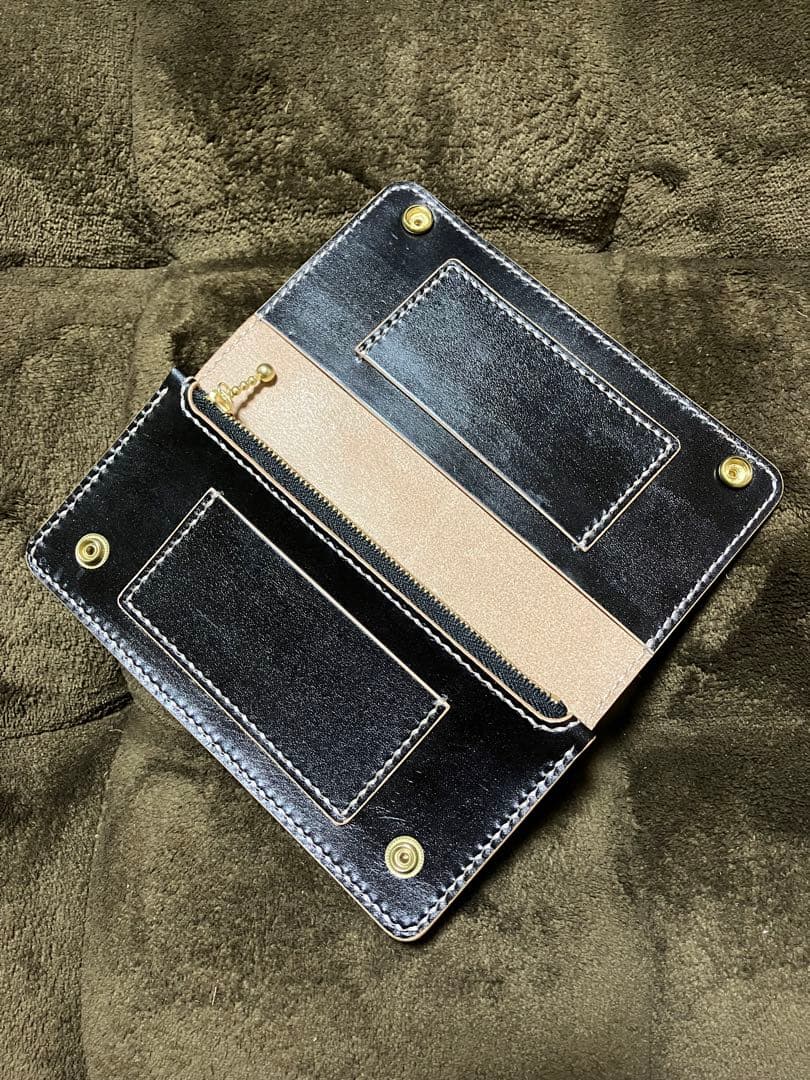 トラッカーウォレット　長財布　ハンドメイド