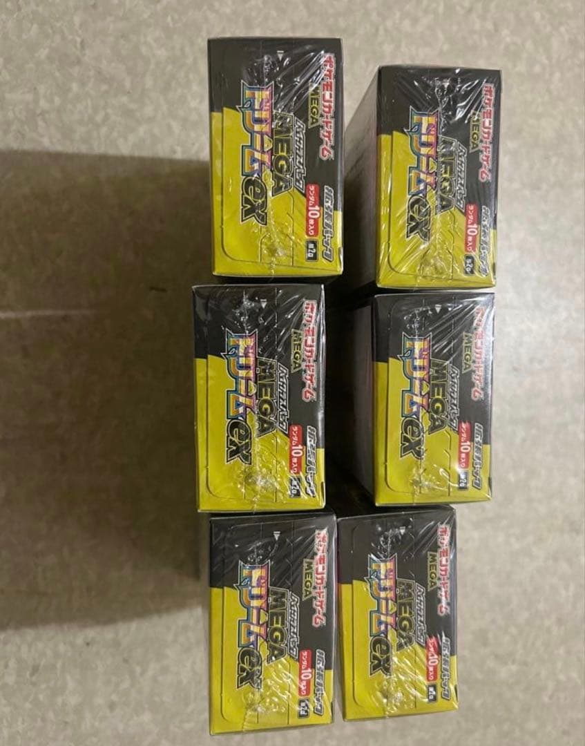 ポケモンカードゲーム メガドリームEX 6パックシュリンク付き