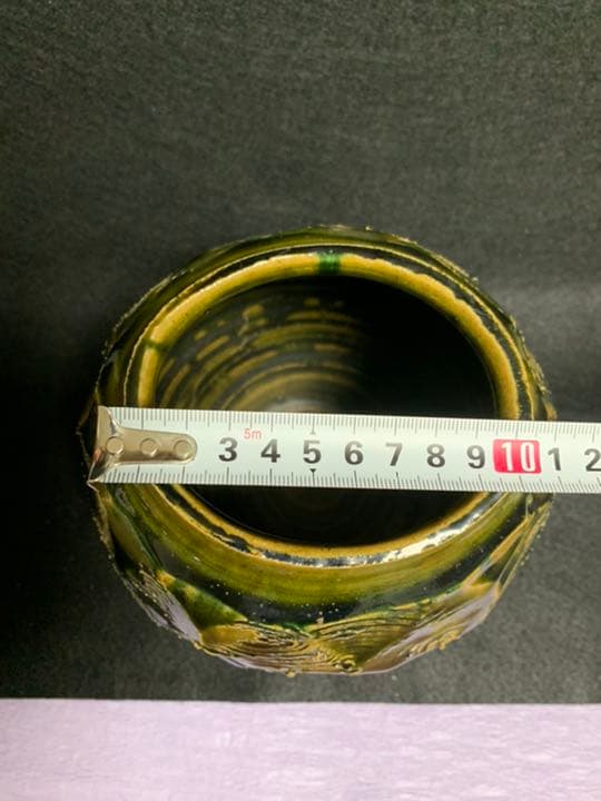 中島卓　織部　花器