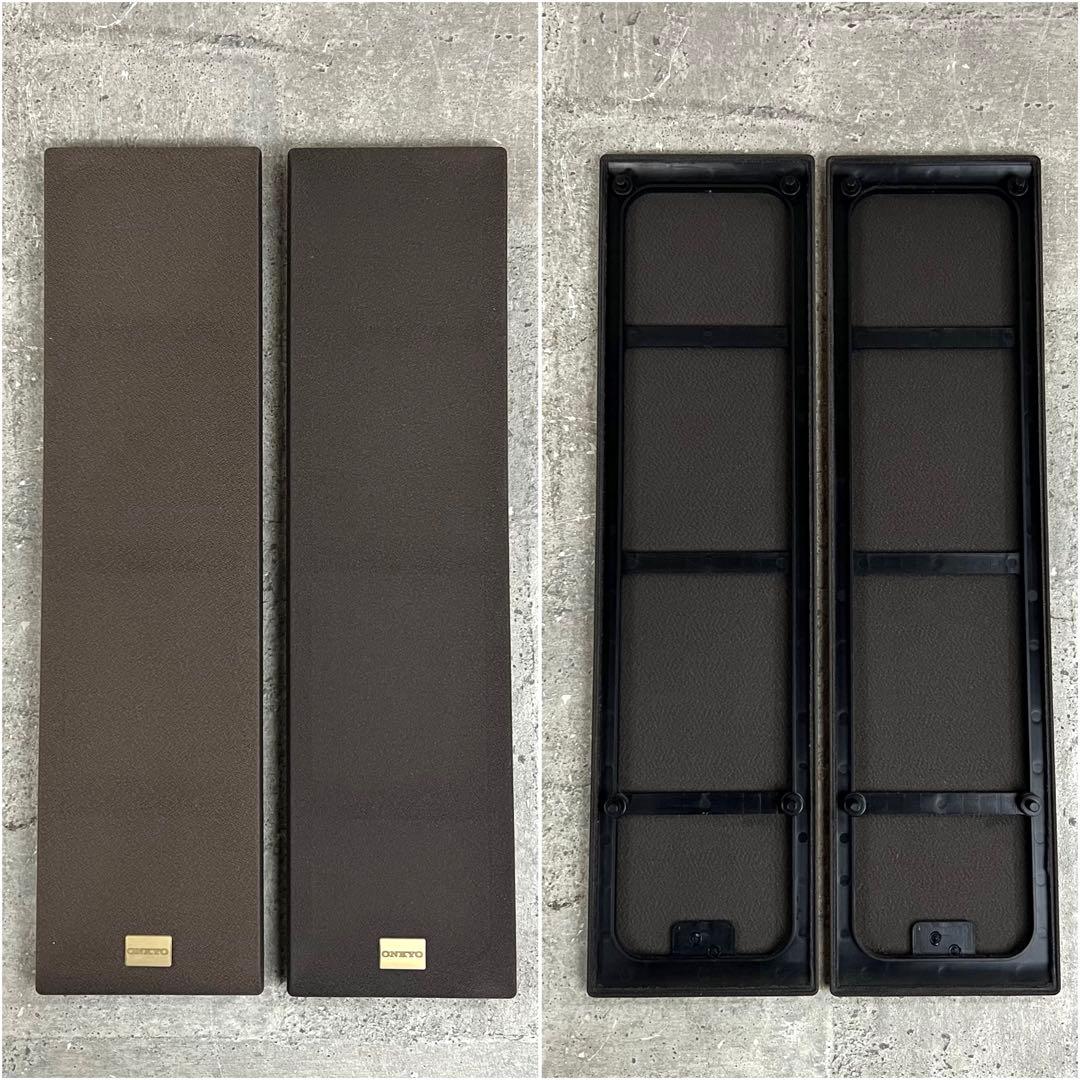 ONKYO D-307F　スピーカー トールボーイ型 　木目調