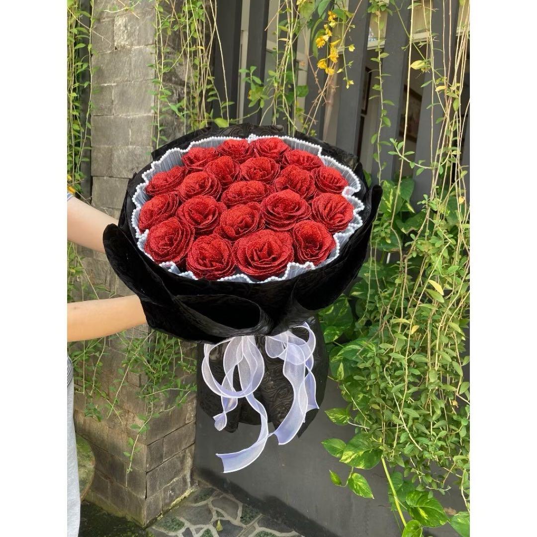 ソープフラワー青薔薇 お誕生日 ・記念日 プレゼント 花束