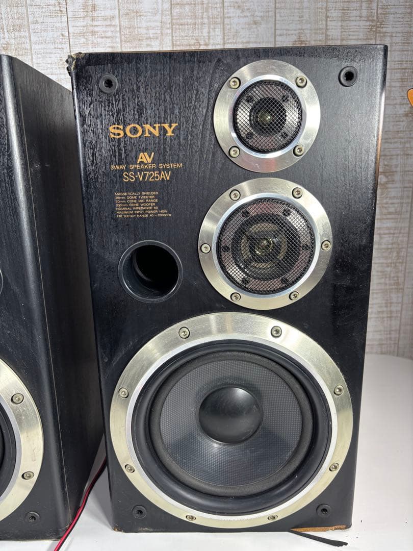 ソニー スピーカー SONY SS-V725AV 3ウェイスピーカー ペア