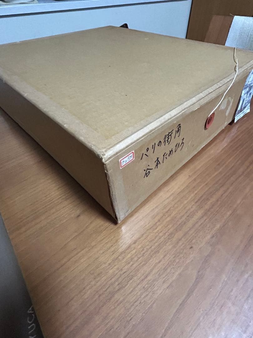 油彩画　谷本ためひろ　[パリの街角] SMサイズ