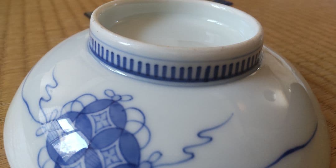 希少　鍋島焼　5寸皿　唐子柄　平戸　染付