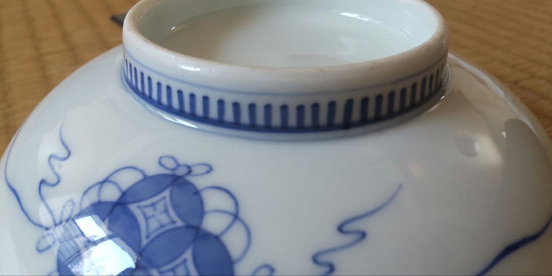 希少　鍋島焼　5寸皿　唐子柄　平戸　染付