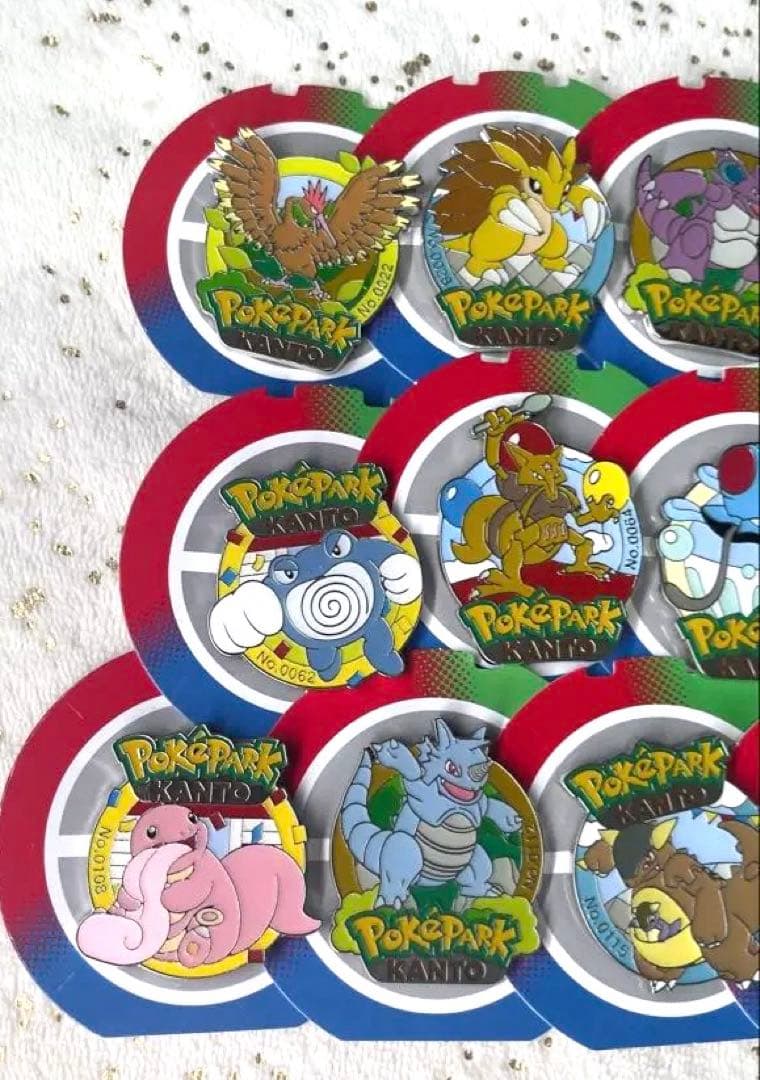 【ポケパークカントー】ポケモンピンズセット　全19種