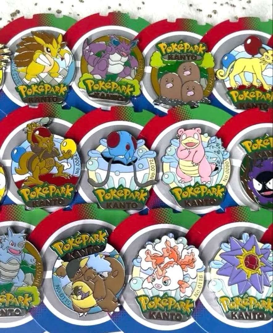 【ポケパークカントー】ポケモンピンズセット　全19種
