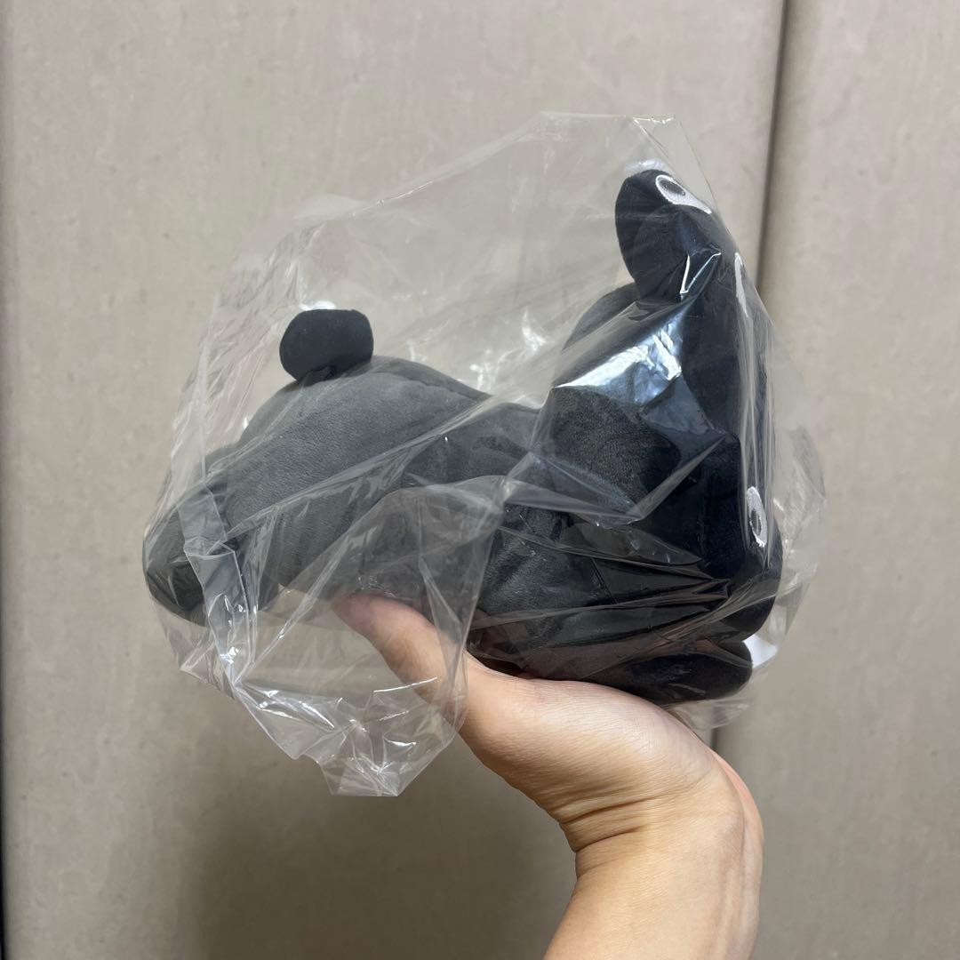 大阪関西万博　黒ミャクミャク　這型　ぬいぐるみ S　ブラック　這い型　寝転び