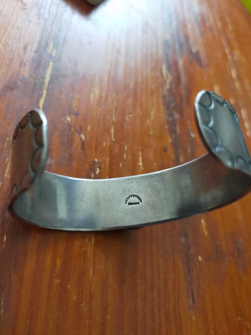 atease 大粒　ターコイズ　シルバー　バングル　RRL ナバホ