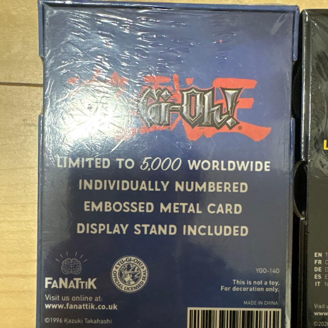 遊戯王 OCG 限定版 オベリスク・ザ・トーメンター 24金メッキ