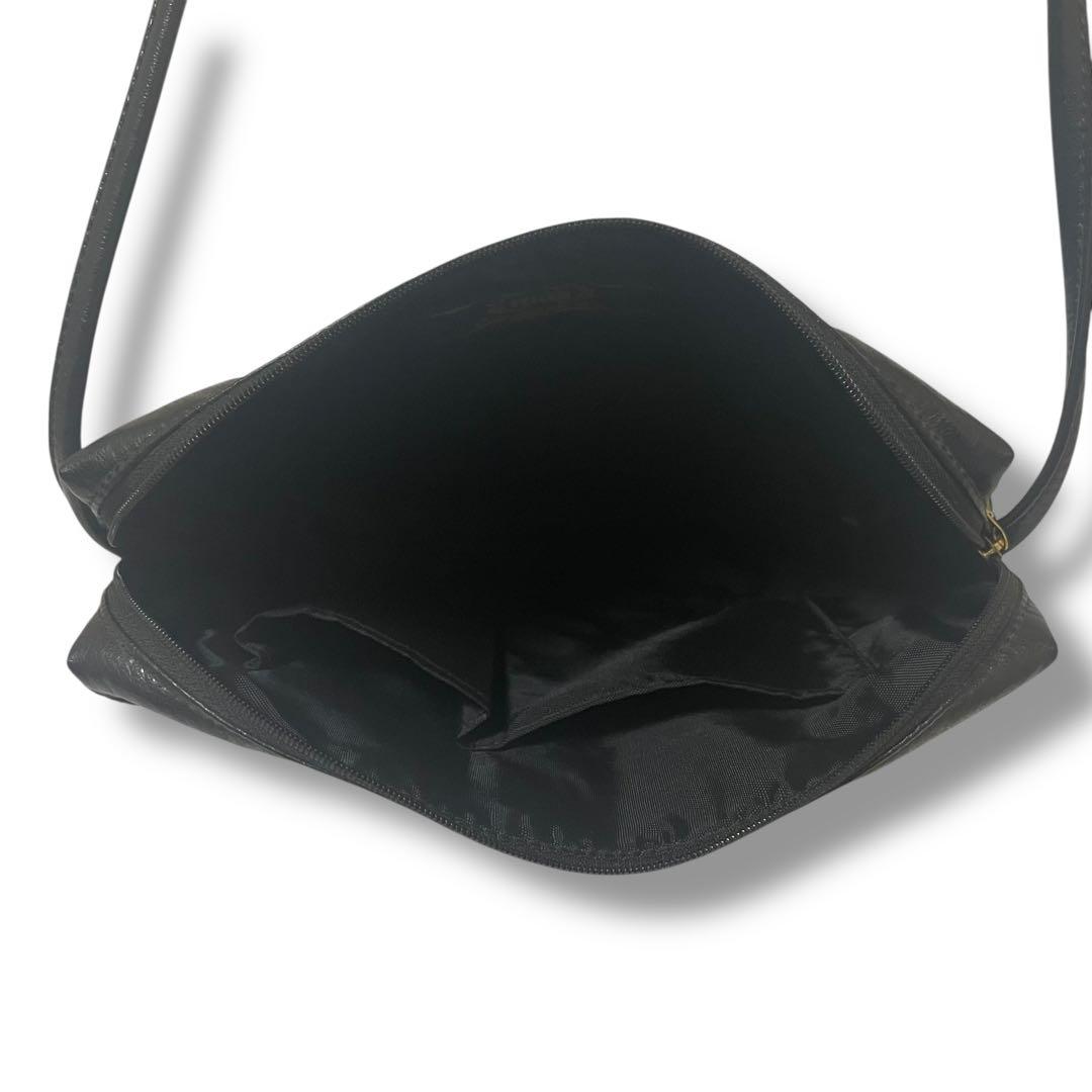 【極美品】FEILER(フェイラー) ハンドバッグ - 黒×花柄　ハンドバック