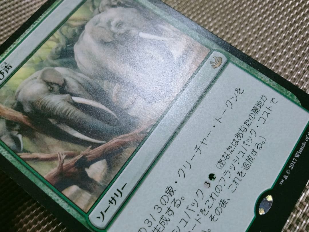 【ご確認用】モダンマスターズ2017 mm3 獣群の呼び声 日本語 1枚　MTG