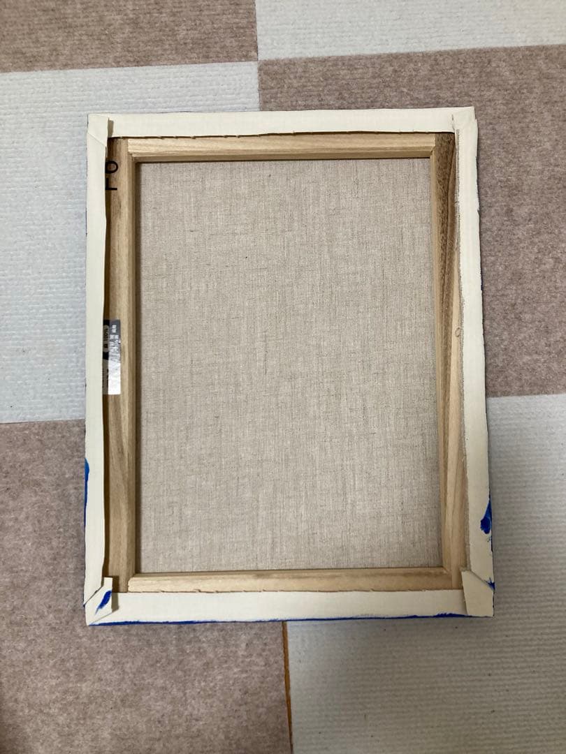 アクリル画 星空と海 原画　F6号