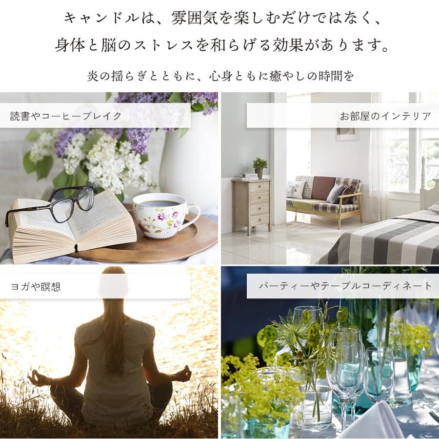 ガラスかぶせ蓋 ソイ キャンドル セージ＆パロサント 浄化 キャンドル