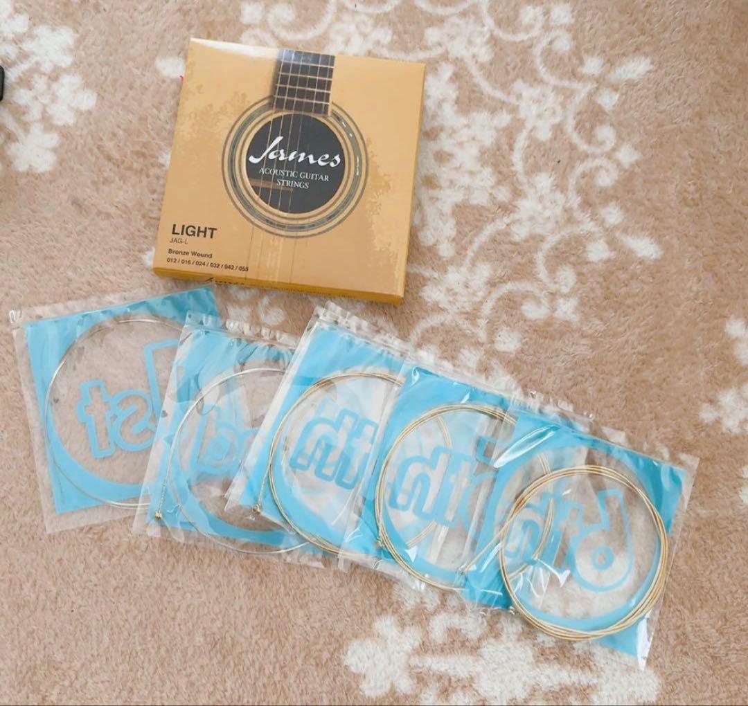 James アコースティックギターとケースなど　9点セット　美品