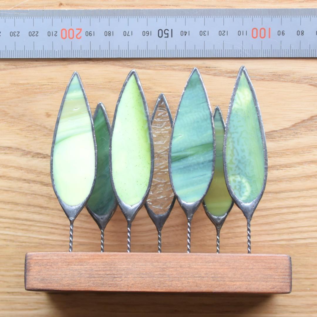 もんちゃんまま・木立ち　ステンドグラス(STG209)